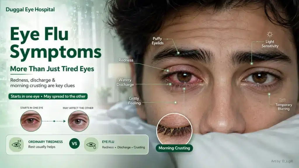 eye flu symptoms